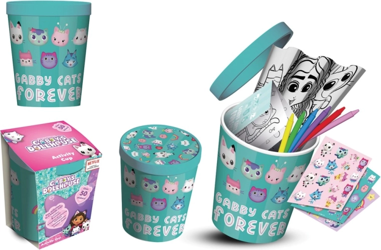 Kreatívna sada v kelímku Gabikin čarovný domček