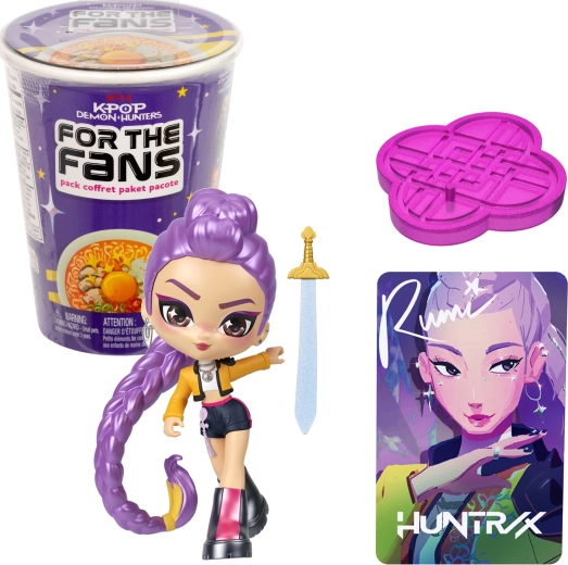 Mattel KPop Demon Hunters zberateľská figúrka prekvapenie s doplnkom a zberateľskou kartou (ramen)
