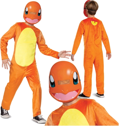 Detský kostým Pokémon Charmander Kigurumi 127–136 cm (7–8 rokov)