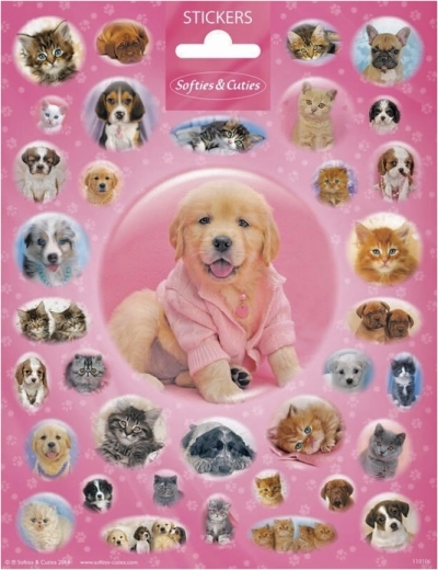 Samolepky Softies & Cuties mláďatá