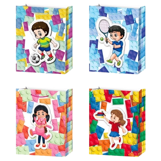 Darčeková taška S so športovým motívom