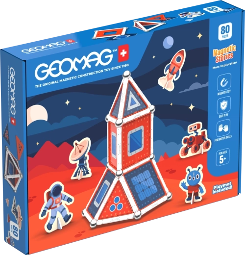 Geomag Stories Mars magnetická stavebnica 80 dielikov