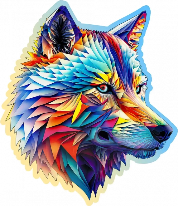 Drevené puzzle Nóbl vlk 250 dielikov WOODEN CITY