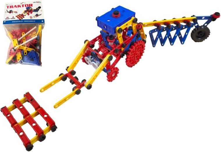 Variant mini traktor – polytechnická stavebnica 209 dielov