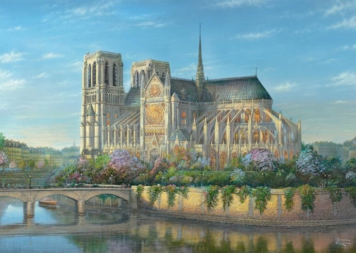 Puzzle Notre-Dame 1000 dielikov