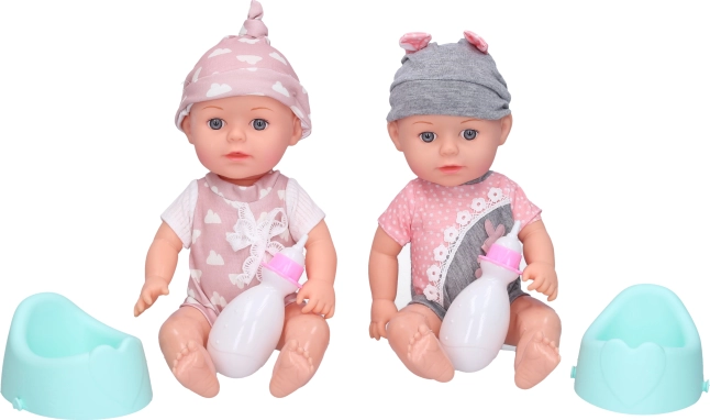 Bábätko s nočníkom a fľašou