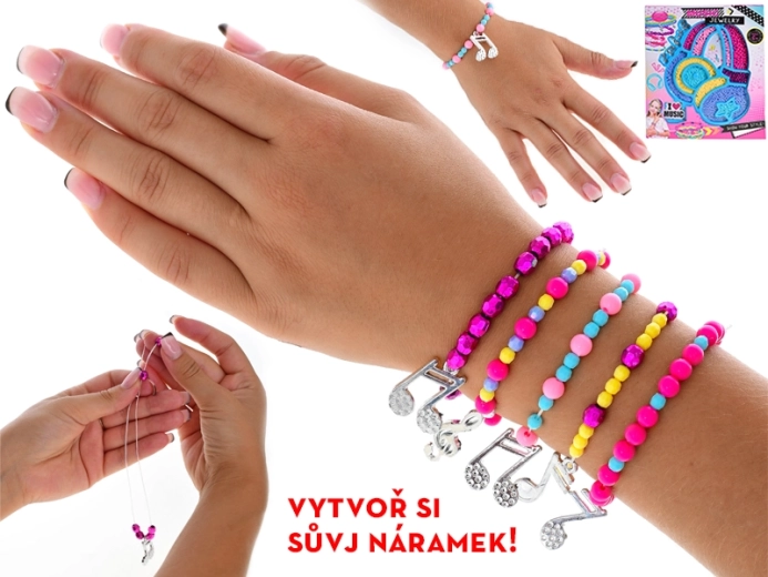Súprava na výrobu náramkov v škatuľke pre deti 6+