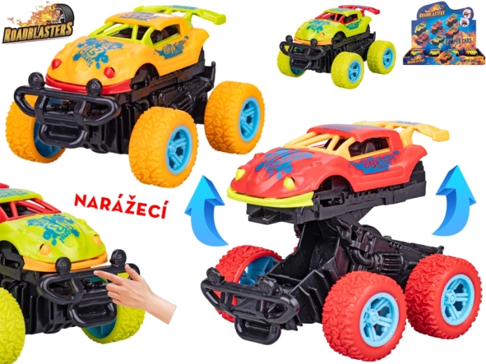 Roadblasters nárazové auto so zotrvačníkom 9 cm