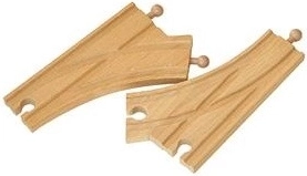 BABU drevená koľaj Y 16 cm, 2 ks