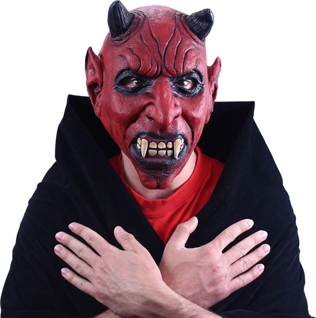 Desivá čertovská latexová maska