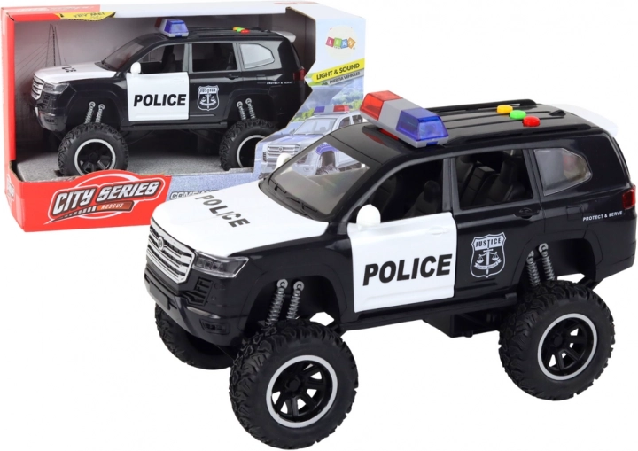 Pojazdné policajné terénne vozidlo Raptor - čierne