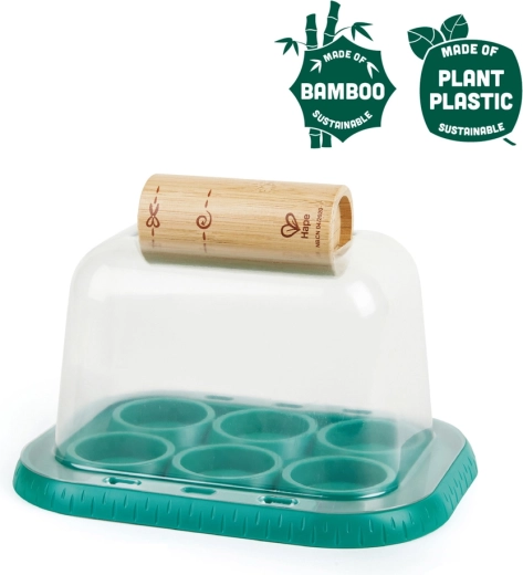 Hape Nature Fun bambusový skleník pre malých záhradkárov