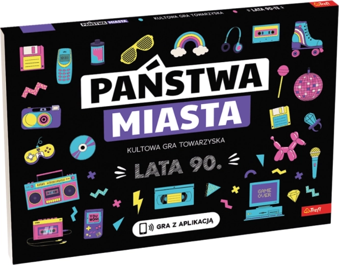 Kultová spoločenská hra mestá–štáty TREFL z 90. rokov