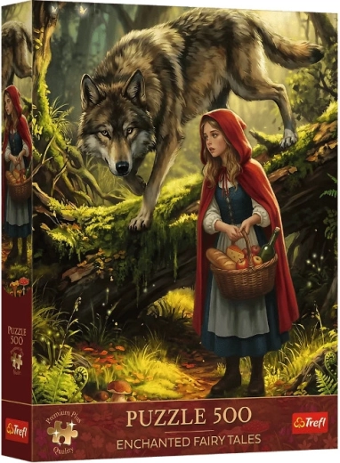 Puzzle Premium Plus 500 Červená čiapočka a vlk
