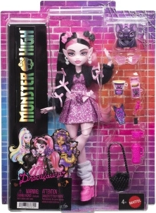 Bábika Monster High Draculaura s doplnkami a domácim miláčikom