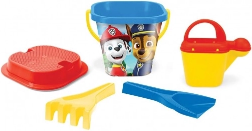 Súprava na piesok Tlapková patrola/Paw Patrol 5 ks plast v sieťke 17x26x17 cm 12m+ Wader