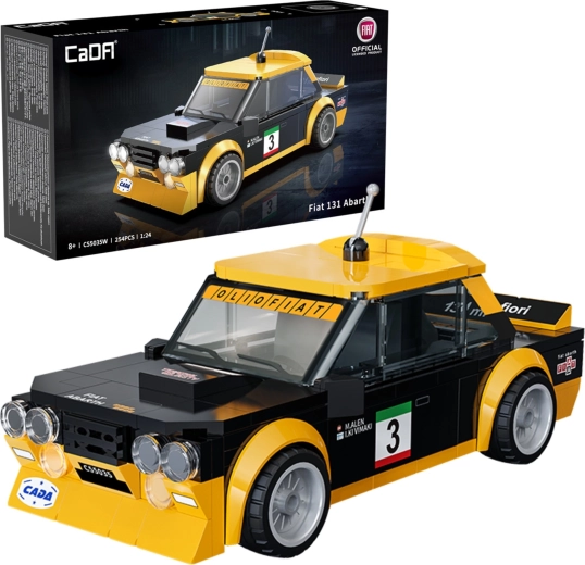 Stavebnica CADA pretekárske auto FIAT 131 Abarth 1:24, 254 dielikov