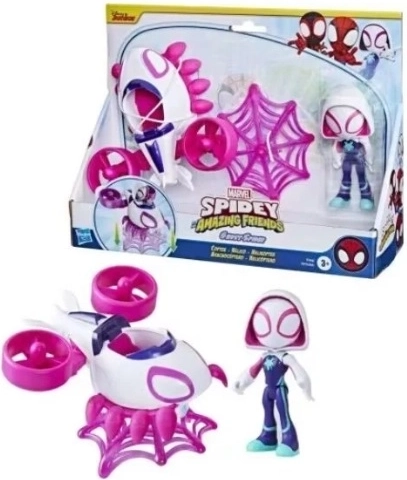 Marvel Spidey a jeho úžasní priatelia figúrka Ghost-Spider s vozidlom