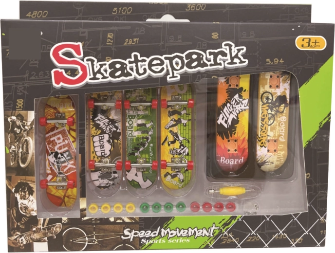 Skateboardová sada pre deti 6 ks