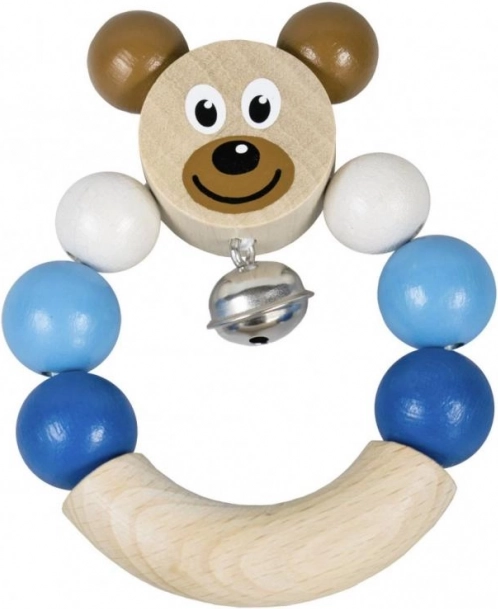 Hrkálka medvedík modrá