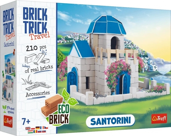 Stavebnica z tehál BRICK TRICK Travel Santorini, 210+ dielikov