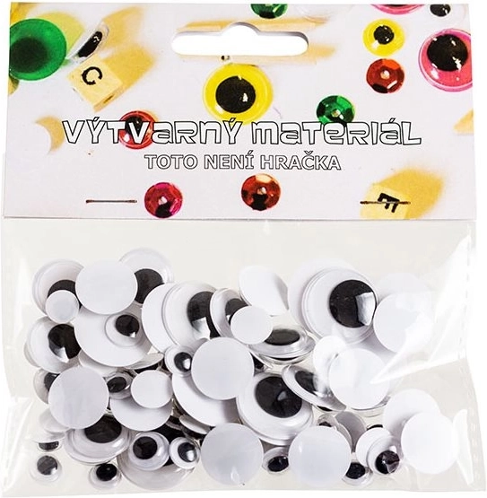 Oči s pohyblivou zrenicou pre tvorenie