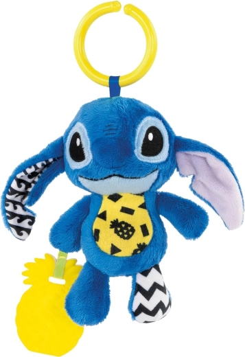 Plyšový STITCH na zavesenie s hryzátkom a pískatkom