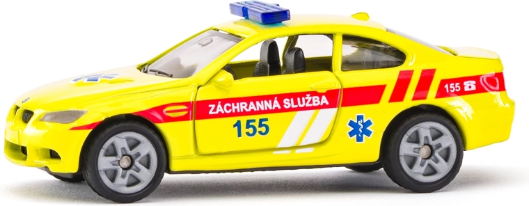 Siku sanitka BMW M3 Coupé – česká verzia, kovový model