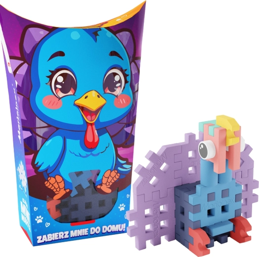 Stavebné kocky Mini Waffle Pocket Pets moriak