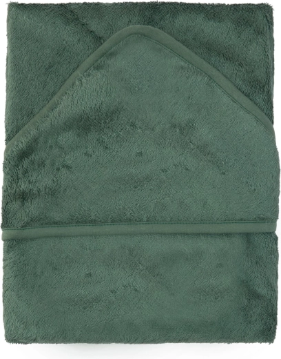 Timboo osuška s kapucňou XXL 95 × 95 cm aspen green