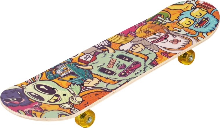 Skateboard Monsters 31" – farebné príšerky