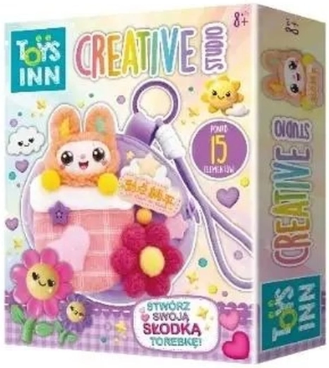 Kreatívna súprava Toys Inn mini kabelka fialová