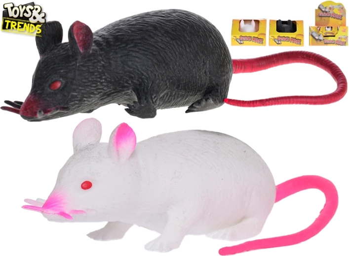 Naťahovacia antistresová myš 12 cm