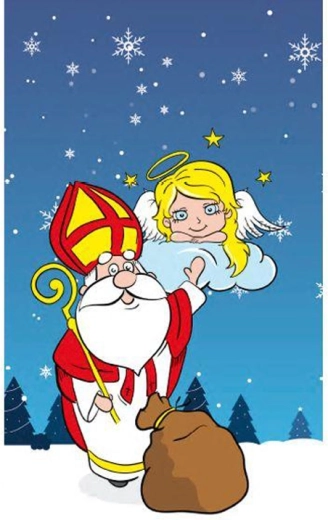 Mikulášsky celofánový sáčok s krížovým dnom 18 × 36 cm