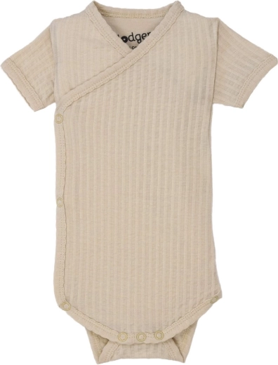 Detské body Lodger s krátkym rukávom Seersucker Birch, veľkosť 80