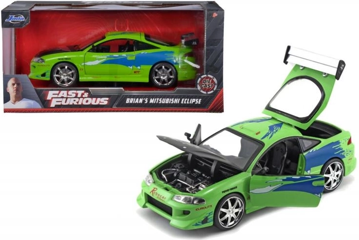 Kovový model auta Mitsubishi Eclipse 1995 1:24 – Rýchlo a zbesilo