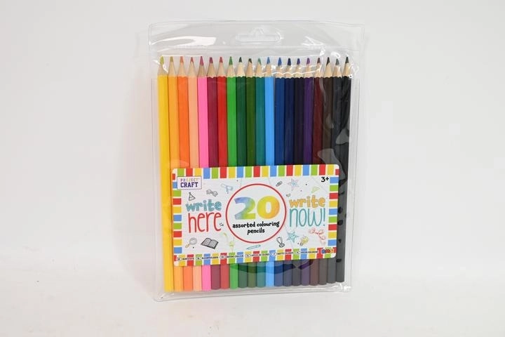 Sada 20 drevených pasteliek v puzdre