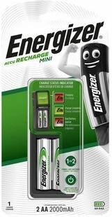 Energizer mini nabíjačka AA/AAA + 2× AA Power Plus 2000 mAh