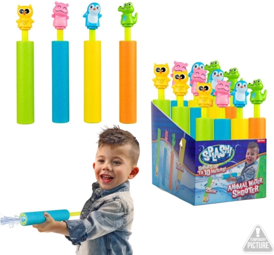 Penová vodná striekačka so zvieratkom 25 cm