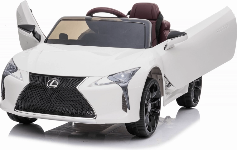 Elektrické autíčko LEXUS pre deti 12 V 4 Ah – biele