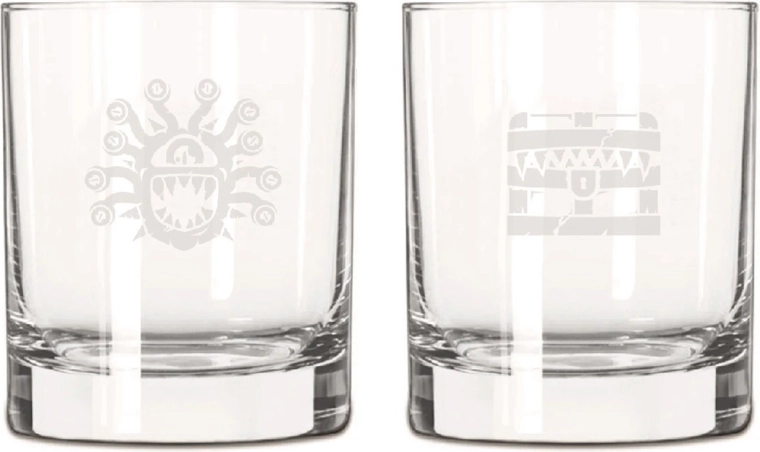 Dungeons & Dragons sada whisky pohárov