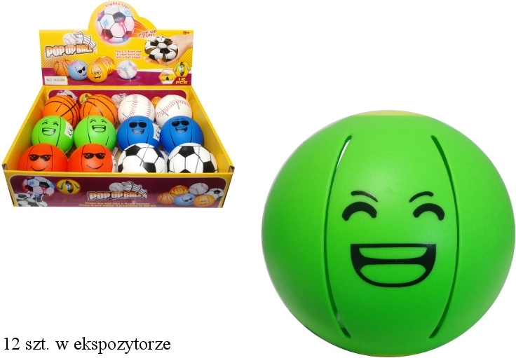 Svieťací meniaci sa mič – lietajúci tanier