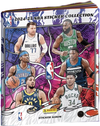 NBA sticker & card collection 2024 hybridná kolekcia – album - 1 kus