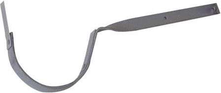 Prekrútený hák pre odkvapové žľaby 330 mm, pozinkovaná oceľ