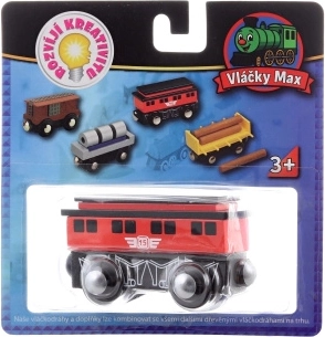 Max osobný vagónik červený