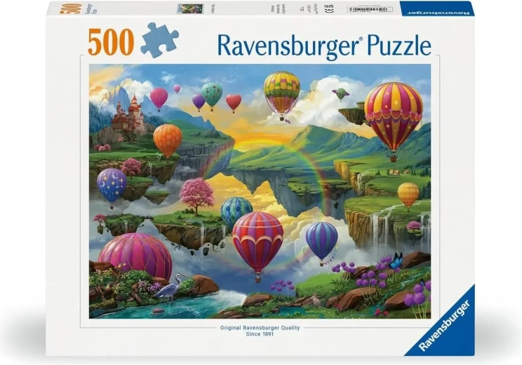 Ravensburger puzzle Údolie teplovzdušných balónov 500 dielikov