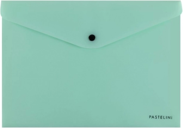 Púzdro s patentkou A4 Pastelini zelené
