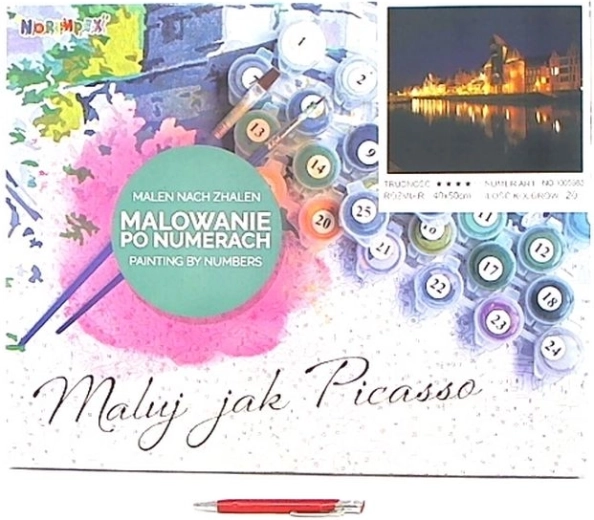 Maľovanie podľa čísel Gdaňsk – Motława