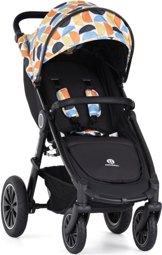 Petite&Mars kočík Street+ Air black retro