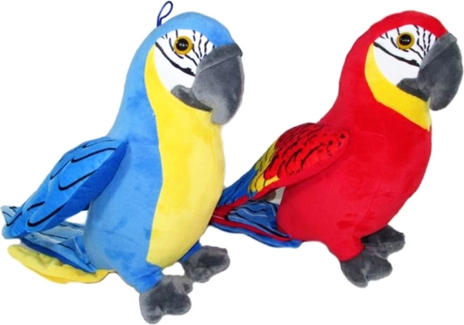 Plyšový papagáj so zvukom 31 cm